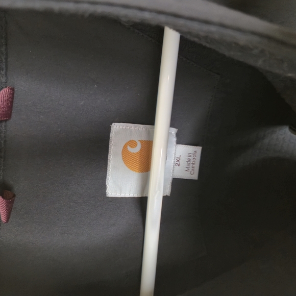 Carhartt Dark Gray Jacket with Zipper - Picture 4 of 4